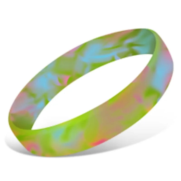 Debossed Silicone Adjustable Wristbands