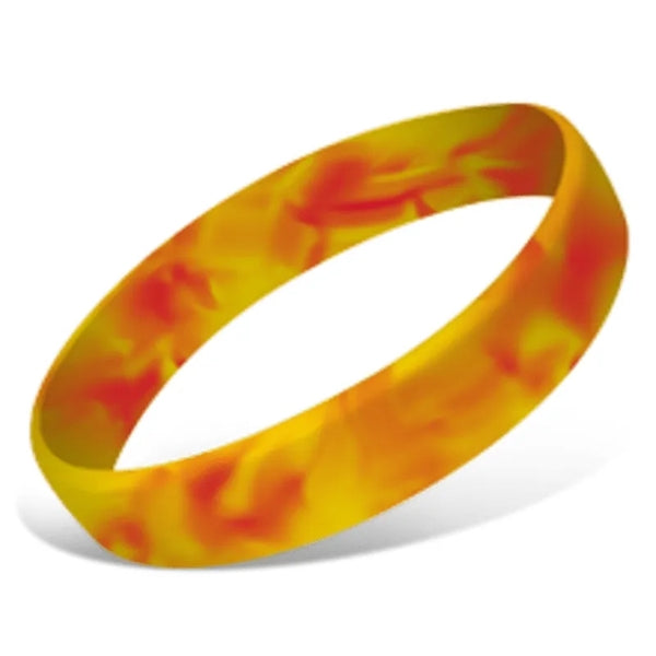 Debossed Silicone Adjustable Wristbands