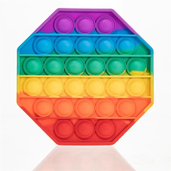 Custom Laser Engraved Silicone Push Pop Bubble Fidget Toys