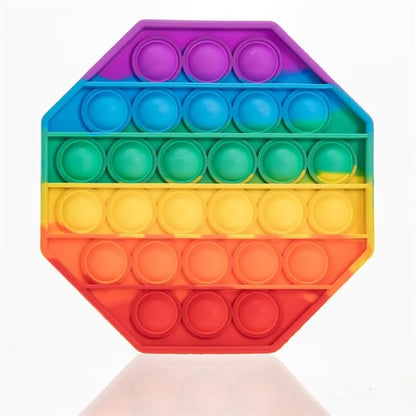 Custom Laser Engraved Silicone Push Pop Bubble Fidget Toys