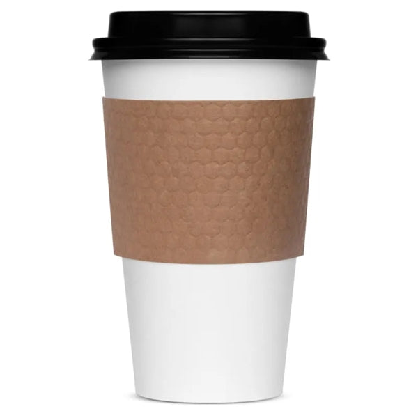 Custom Premium Embossed Natural Kraft Cup Sleeves