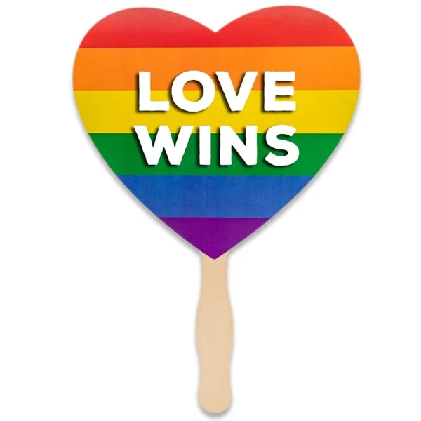 Custom LGBTQ Pride Hand Fans