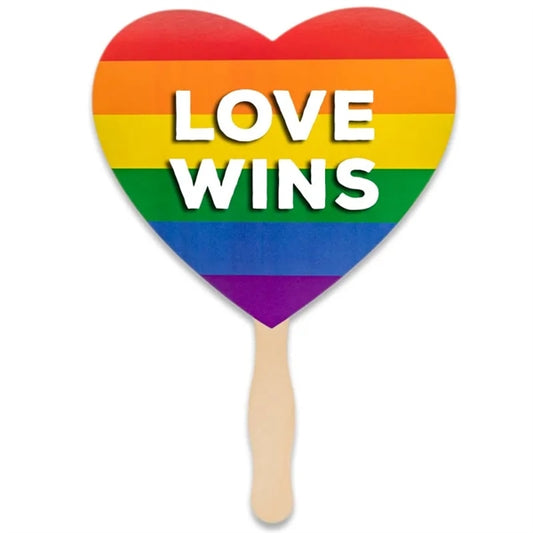 Custom LGBTQ Pride Hand Fans