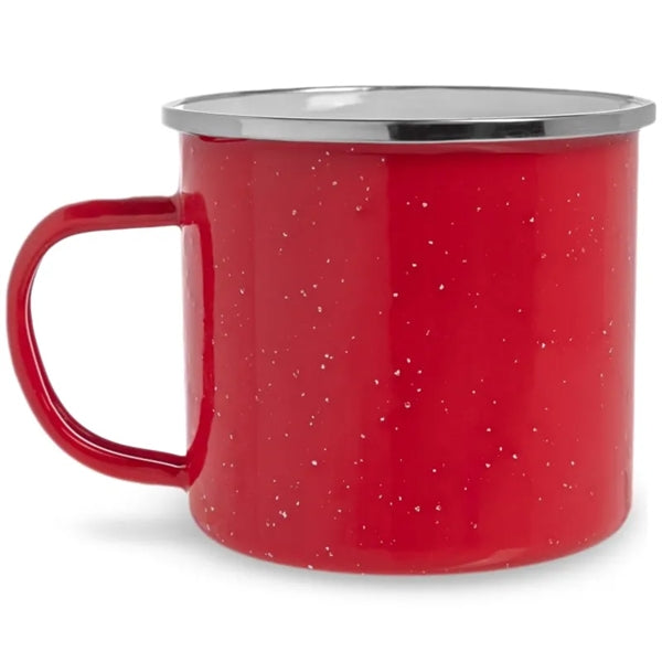 16 Oz Custom Campfire Metal Mug