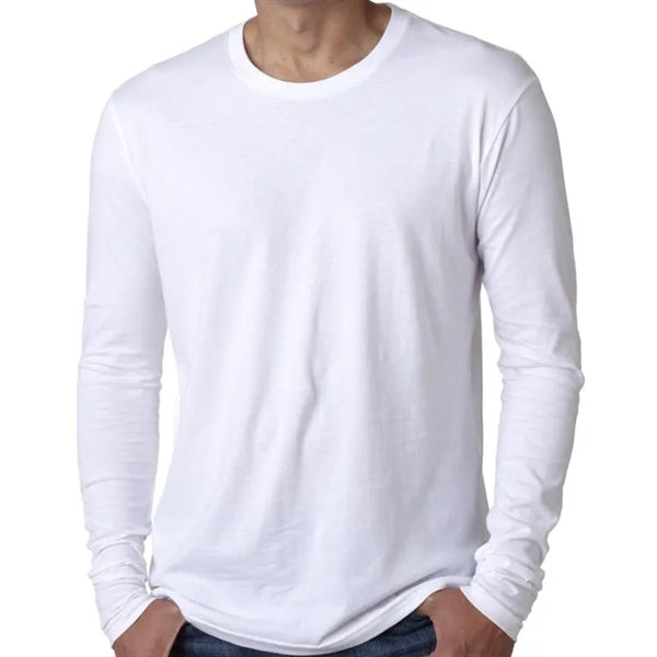 Next Level Mens Cotton Long-Sleeve Crew