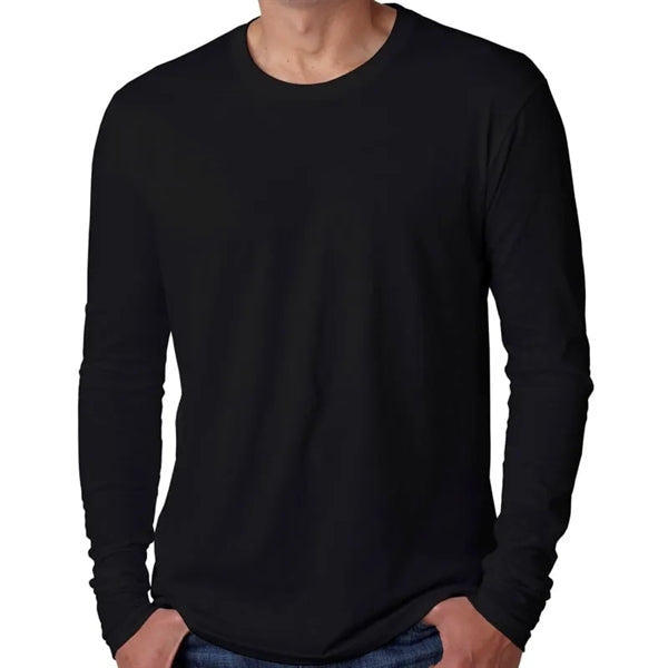 Next Level Mens Cotton Long-Sleeve Crew