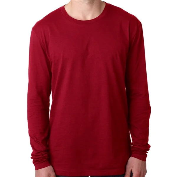 Next Level Mens Cotton Long-Sleeve Crew