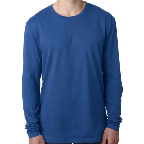Next Level Mens Cotton Long-Sleeve Crew