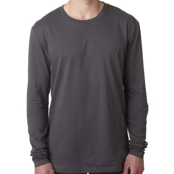 Next Level Mens Cotton Long-Sleeve Crew