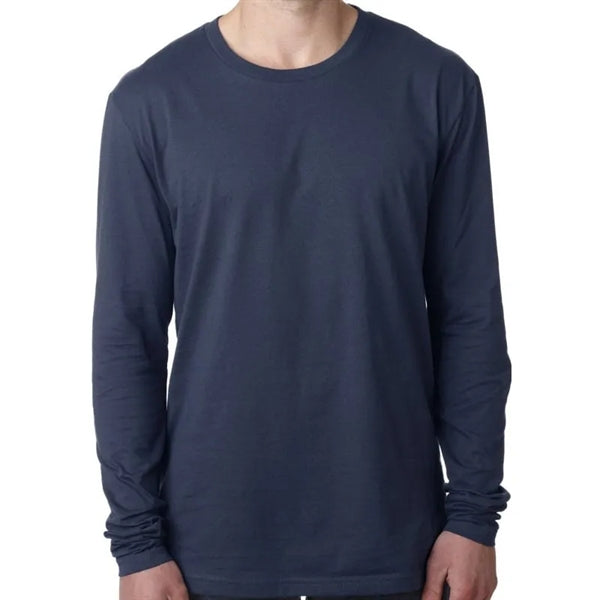Next Level Mens Cotton Long-Sleeve Crew