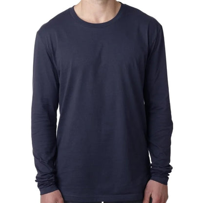 Next Level Mens Cotton Long-Sleeve Crew