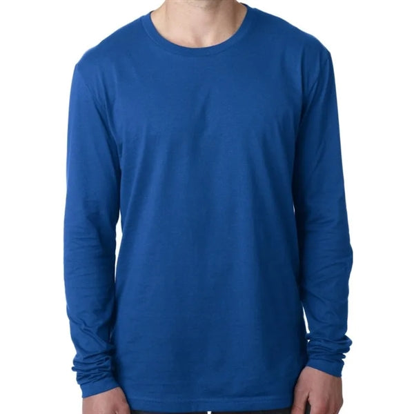 Next Level Mens Cotton Long-Sleeve Crew