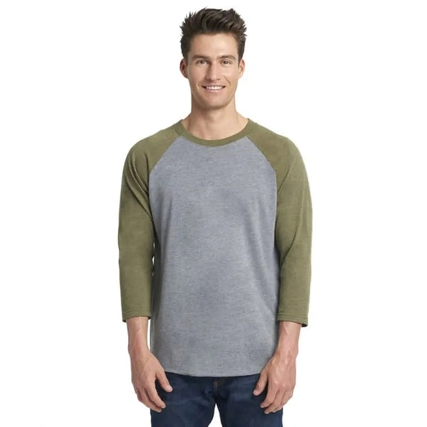 Next Level Unisex Triblend 3/4-Sleeve Raglan