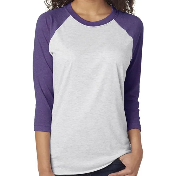 Next Level Unisex Triblend 3/4-Sleeve Raglan