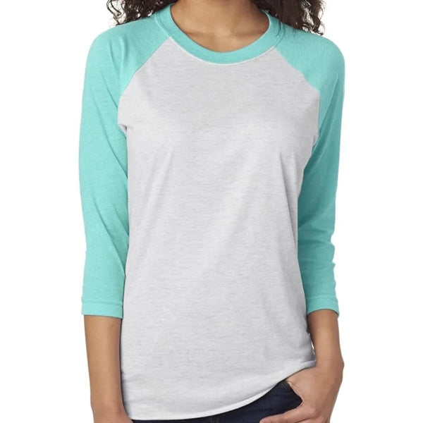 Next Level Unisex Triblend 3/4-Sleeve Raglan