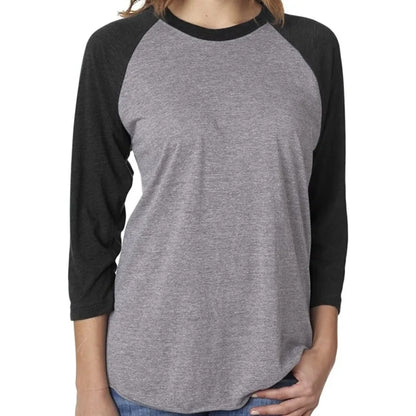 Next Level Unisex Triblend 3/4-Sleeve Raglan