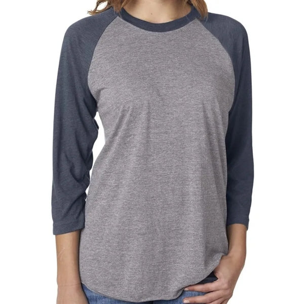 Next Level Unisex Triblend 3/4-Sleeve Raglan