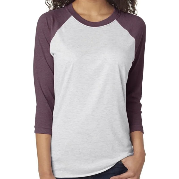Next Level Unisex Triblend 3/4-Sleeve Raglan