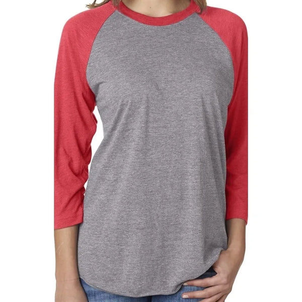 Next Level Unisex Triblend 3/4-Sleeve Raglan