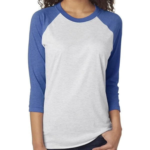 Next Level Unisex Triblend 3/4-Sleeve Raglan