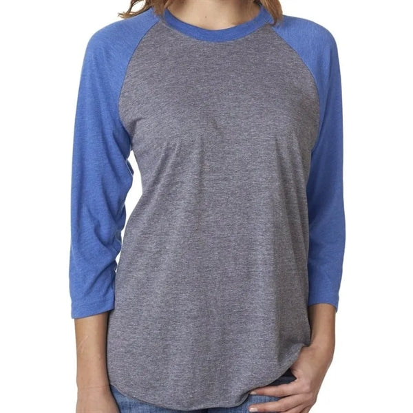 Next Level Unisex Triblend 3/4-Sleeve Raglan