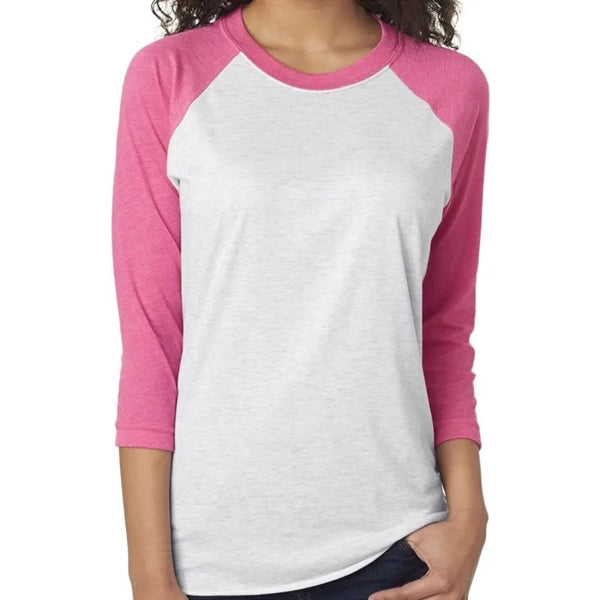 Next Level Unisex Triblend 3/4-Sleeve Raglan
