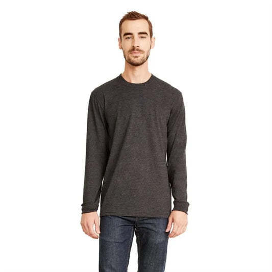 Next Level Unisex Sueded Long-Sleeve Crew