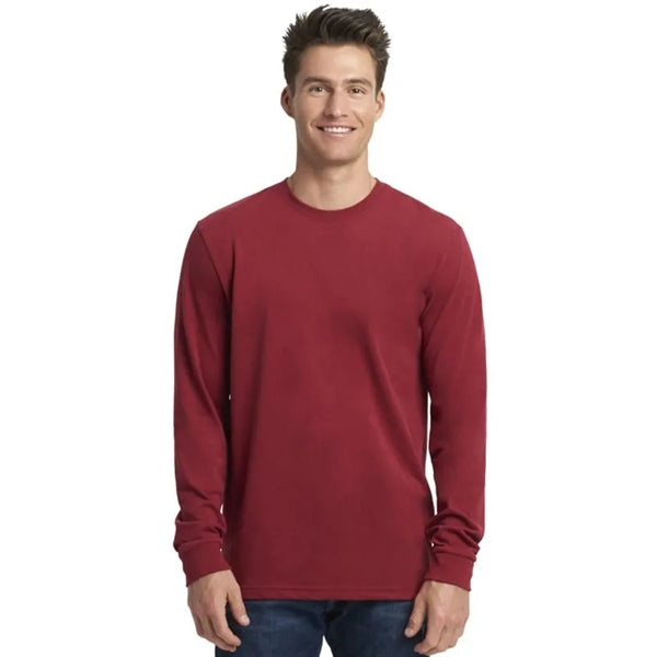 Next Level Unisex Sueded Long-Sleeve Crew
