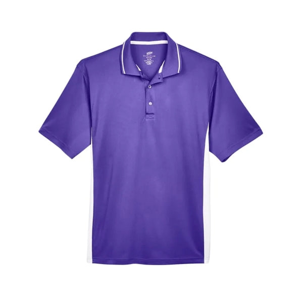 UltraClub Mens Cool & Dry Sport Two-Tone Polo