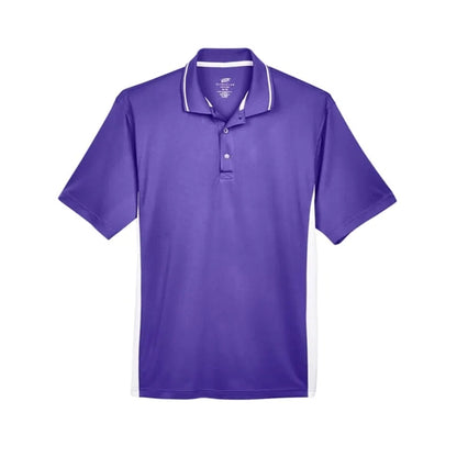 UltraClub Mens Cool & Dry Sport Two-Tone Polo
