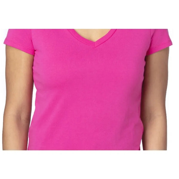 Threadfast Apparel Ladies' Ultimate CVC V-Neck T-Shirt