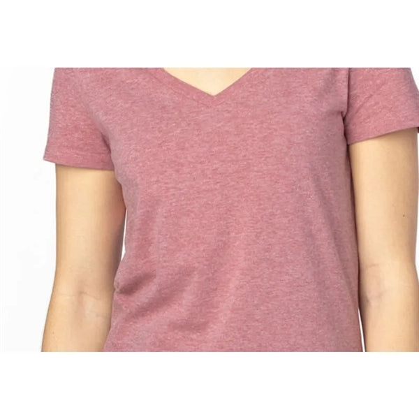 Threadfast Apparel Ladies' Ultimate CVC V-Neck T-Shirt