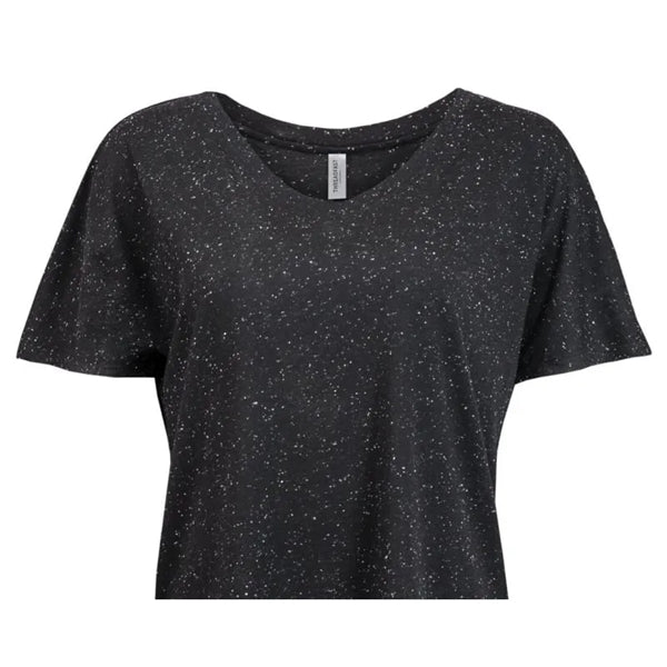 Threadfast Apparel Ladies' Triblend Fleck Short-Sleeve V-...