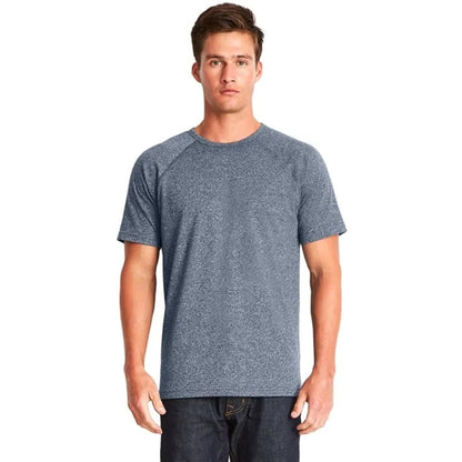 Next Level Apparel Men's Mock Twist Short-Sleeve Raglan T...