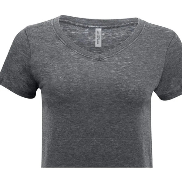 Threadfast Apparel Ladies' Vintage Dye Short-Sleeve V-Nec...