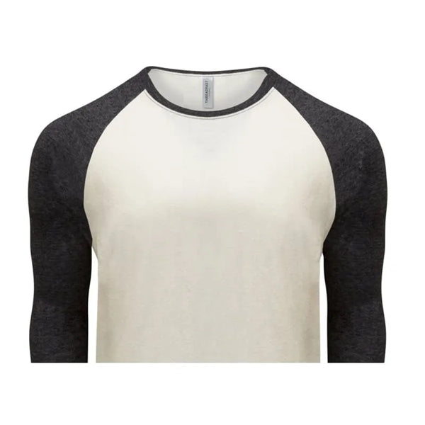 Threadfast Apparel Unisex Triblend 3/4-Sleeve Raglan