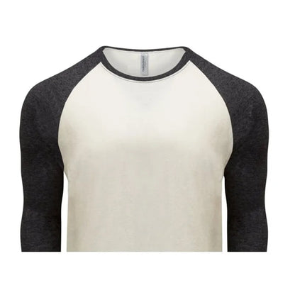 Threadfast Apparel Unisex Triblend 3/4-Sleeve Raglan