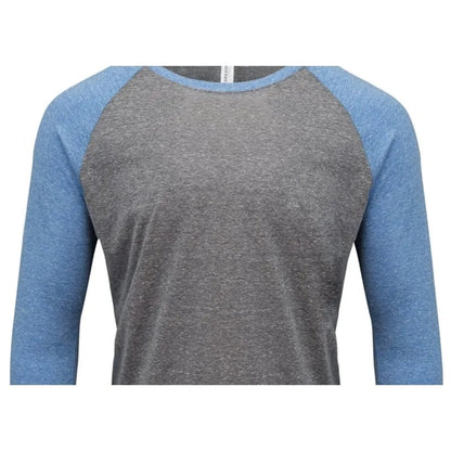 Threadfast Apparel Unisex Triblend 3/4-Sleeve Raglan