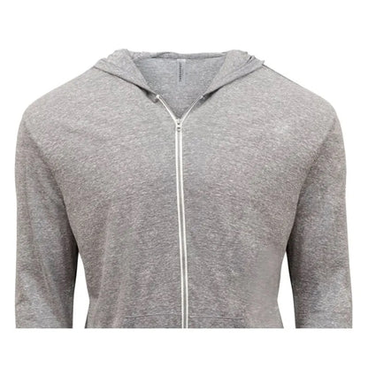 Threadfast Apparel Unisex Triblend Full-Zip Light Hoodie