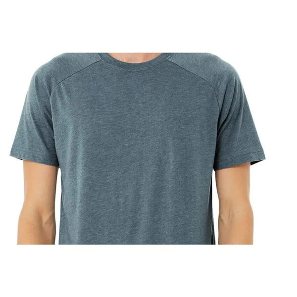 Bella + Canvas Men's Heather CVC Raglan T-Shirt