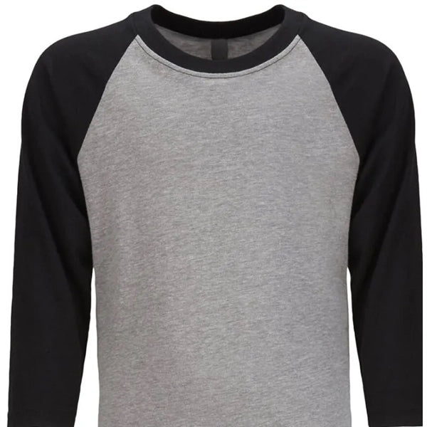 Next Level Apparel Youth CVC 3/4-Sleeve Raglan