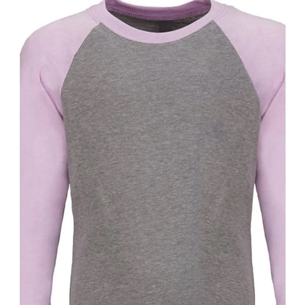 Next Level Apparel Youth CVC 3/4-Sleeve Raglan