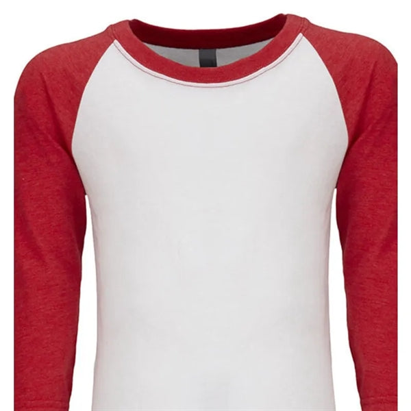 Next Level Apparel Youth CVC 3/4-Sleeve Raglan