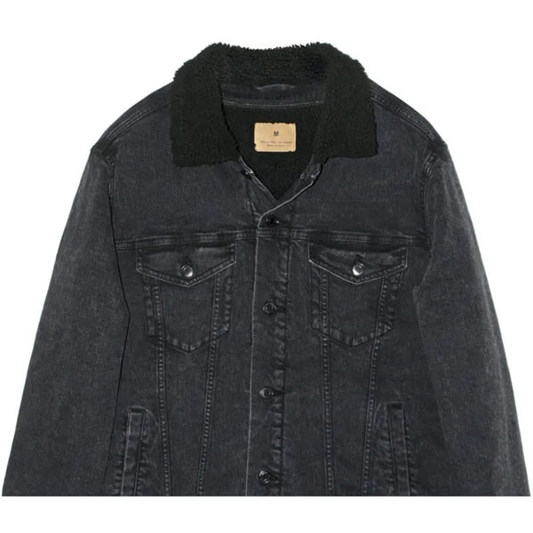 Threadfast Apparel Unisex Sherpa-Lined Denim Jacket