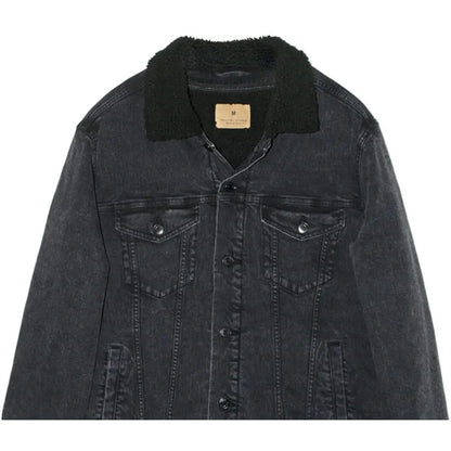 Threadfast Apparel Unisex Sherpa-Lined Denim Jacket