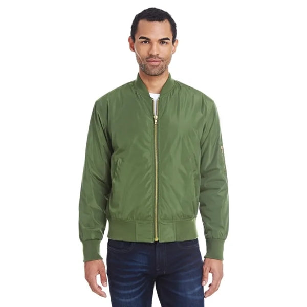 Threadfast Apparel Unisex Bomber Jacket