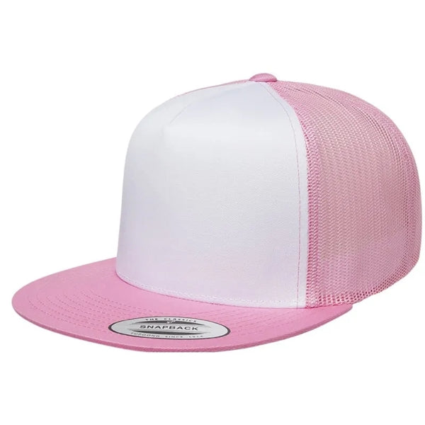 Yupoong Adult Classic Trucker With White Front Panel Cap
