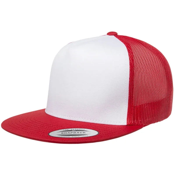 Yupoong Adult Classic Trucker With White Front Panel Cap