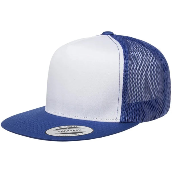 Yupoong Adult Classic Trucker With White Front Panel Cap