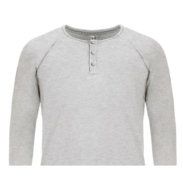 Next Level Apparel Men's Triblend Long-Sleeve Henley